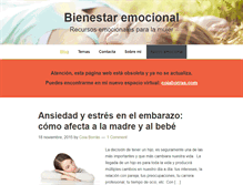 Tablet Screenshot of bienestaremocional.org